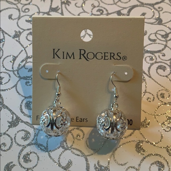 Kim Rogers Jewelry - 6/$20 Kim Rogers Filigree Ball drop earrings NWT